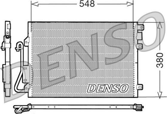 Denso DCN23008 - Condensator, climatizare aaoparts.ro