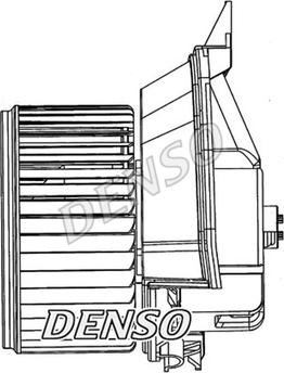 Denso DEA09200 - Ventilator, habitaclu aaoparts.ro