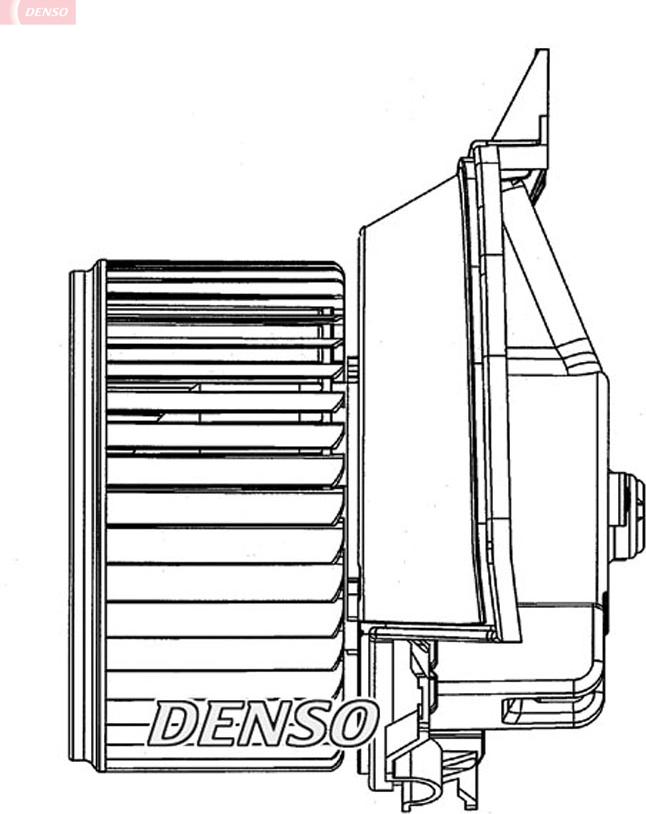 Denso DEA09203 - Ventilator, habitaclu aaoparts.ro