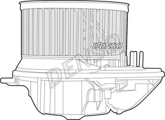 Denso DEA07009 - Ventilator, habitaclu aaoparts.ro