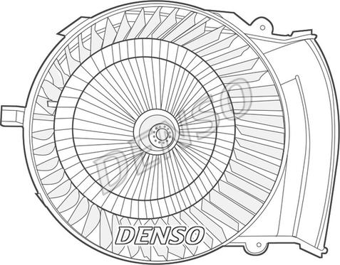 Denso DEA07001 - Ventilator, habitaclu aaoparts.ro