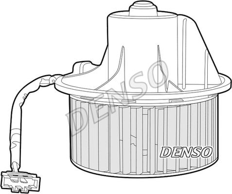 Denso DEA32004 - Ventilator, habitaclu aaoparts.ro