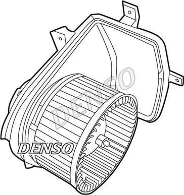 Denso DEA32001 - Ventilator, habitaclu aaoparts.ro