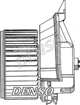 Denso DEA20200 - Ventilator, habitaclu aaoparts.ro