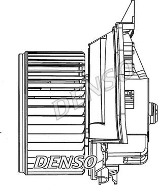 Denso DEA20202 - Ventilator, habitaclu aaoparts.ro