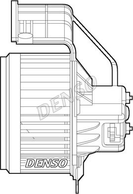 Denso DEA23020 - Ventilator, habitaclu aaoparts.ro