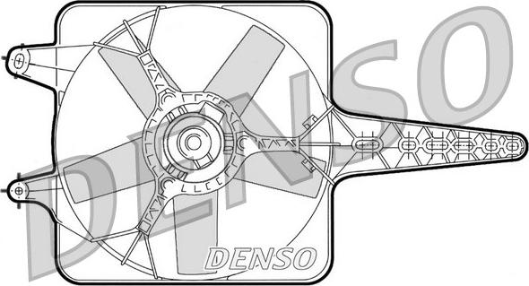 Denso DER09071 - Ventilator, radiator aaoparts.ro