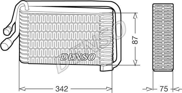 Denso DEV09001 - Evaporator,aer conditionat aaoparts.ro