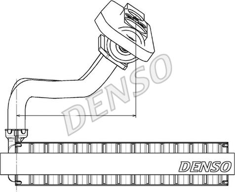 Denso DEV09020 - Evaporator,aer conditionat aaoparts.ro