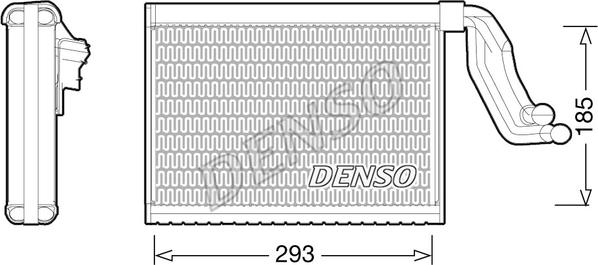 Denso DEV05001 - Evaporator,aer conditionat aaoparts.ro