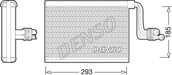 Denso DEV05002 - Evaporator,aer conditionat aaoparts.ro