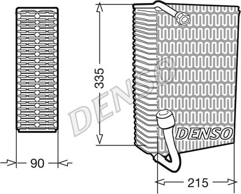 Denso DEV02005 - Evaporator,aer conditionat aaoparts.ro