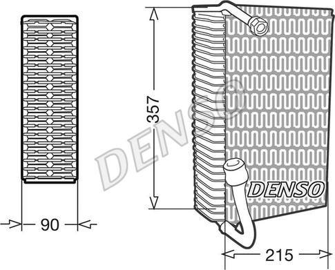 Denso DEV02006 - Evaporator,aer conditionat aaoparts.ro