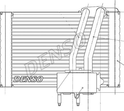 Denso DEV07005 - Evaporator,aer conditionat aaoparts.ro