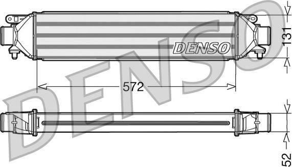 Denso DIT09107 - Intercooler, compresor aaoparts.ro