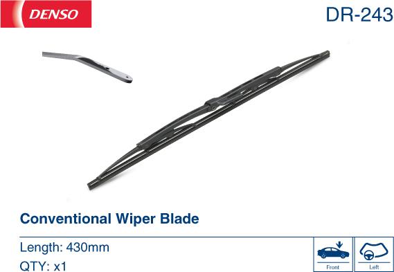 Denso DR-243 - Lamela stergator aaoparts.ro