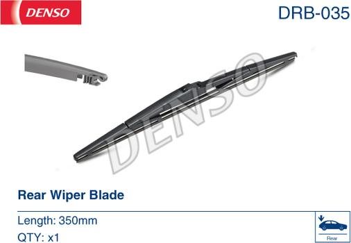 Denso DRB-035 - Lamela stergator aaoparts.ro