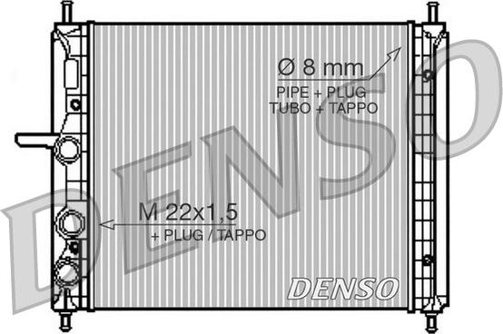 Denso DRM09150 - Radiator, racire motor aaoparts.ro