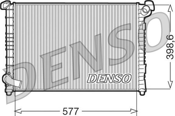 Denso DRM05101 - Radiator, racire motor aaoparts.ro
