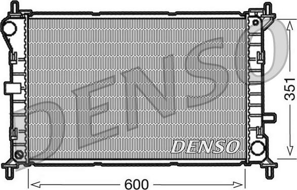 Denso DRM10051 - Radiator, racire motor aaoparts.ro