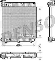 Denso DRM17002 - Radiator, racire motor aaoparts.ro