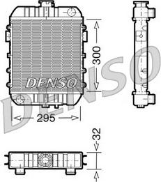 Denso DRM20060 - Radiator, racire motor aaoparts.ro