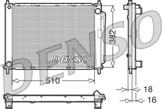 Denso DRM23100 - Modul racire aaoparts.ro