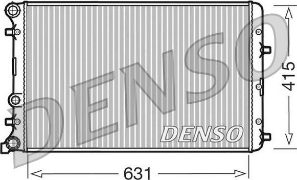 Denso DRM27004 - Radiator, racire motor aaoparts.ro