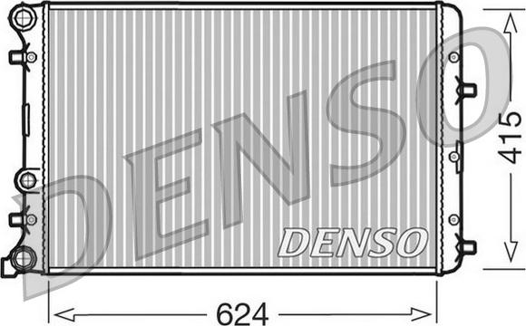Denso DRM27003 - Radiator, racire motor aaoparts.ro