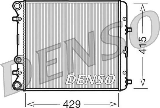 Denso DRM27002 - Radiator, racire motor aaoparts.ro