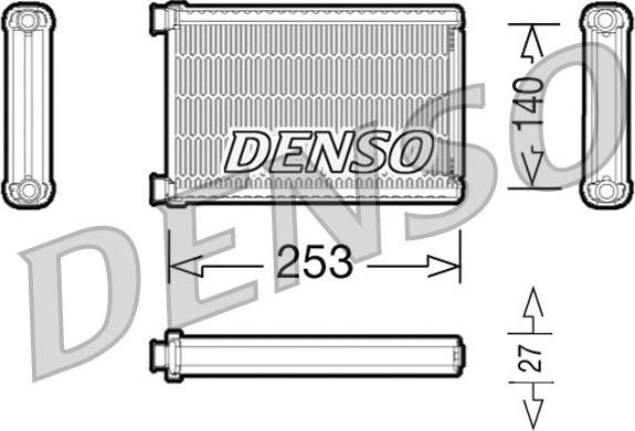 Denso DRR05005 - Schimbator caldura, incalzire habitaclu aaoparts.ro