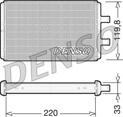 Denso DRR12007 - Schimbator caldura, incalzire habitaclu aaoparts.ro