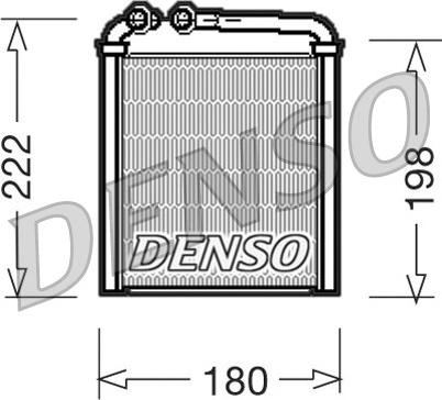 Denso DRR32005 - Schimbator caldura, incalzire habitaclu aaoparts.ro