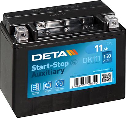 DETA DK111 - Baterie de pornire aaoparts.ro