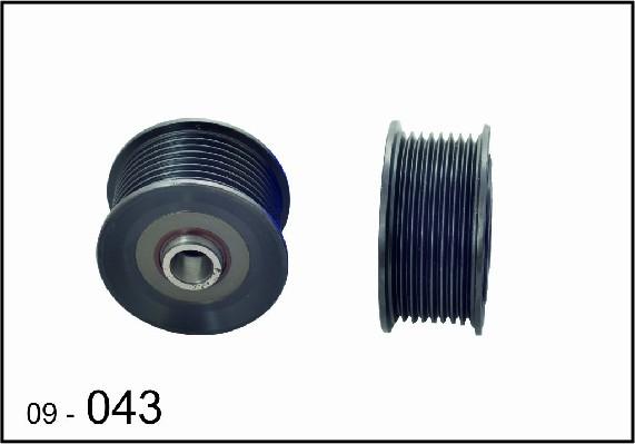 DEXWAL MOBIDEX 09-043 - Fulie, alternator aaoparts.ro