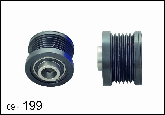 DEXWAL MOBIDEX 09-199 - Fulie, alternator aaoparts.ro