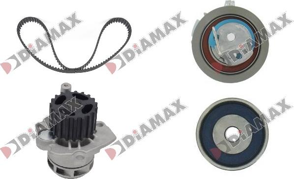 Diamax A6010WP - Set pompa apa + curea dintata aaoparts.ro