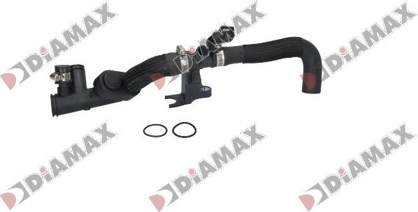 Diamax AD08009 - Furtun radiator aaoparts.ro