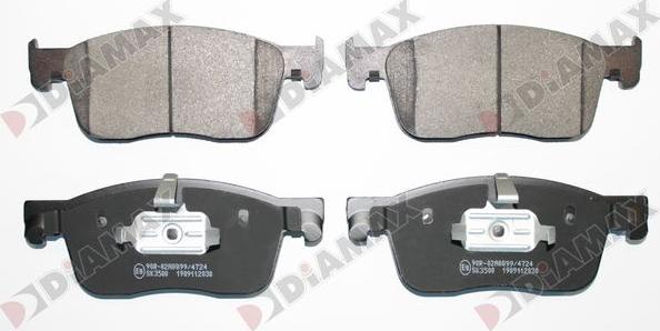 Diamax N09918 - Set placute frana,frana disc aaoparts.ro
