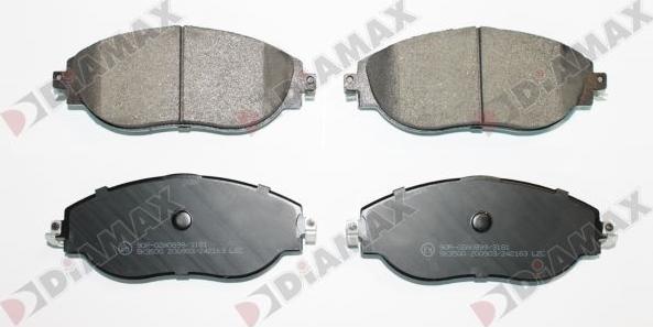 Diamax N09932 - Set placute frana,frana disc aaoparts.ro
