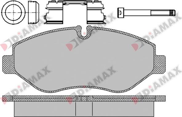 Diamax N09404 - Set placute frana,frana disc aaoparts.ro