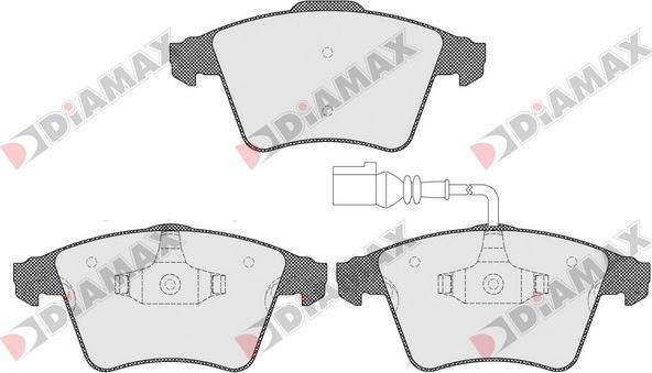 Diamax N09485 - Set placute frana,frana disc aaoparts.ro