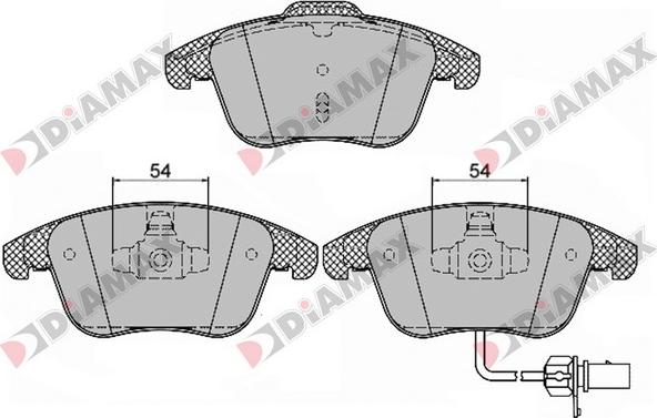 Diamax N09434 - Set placute frana,frana disc aaoparts.ro