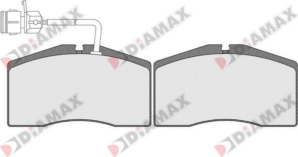 Diamax N09537 - Set placute frana,frana disc aaoparts.ro