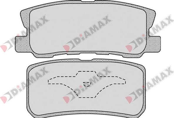 Diamax N09652 - Set placute frana,frana disc aaoparts.ro