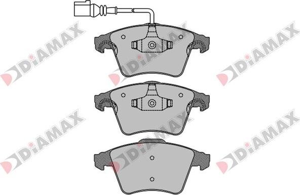 Diamax N09095 - Set placute frana,frana disc aaoparts.ro