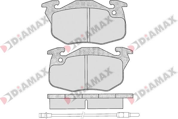 Diamax N09002 - Set placute frana,frana disc aaoparts.ro