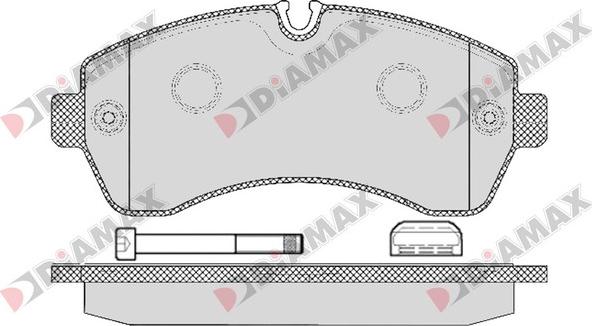 Diamax N09199K - Set placute frana,frana disc aaoparts.ro
