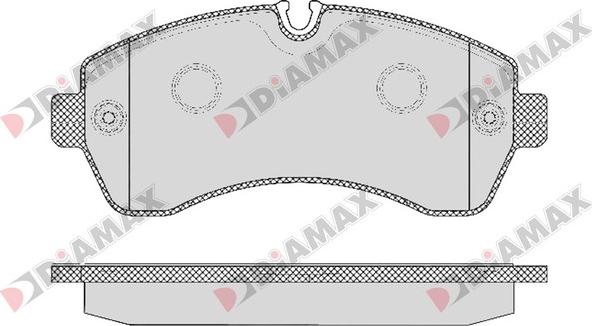 Diamax N09199 - Set placute frana,frana disc aaoparts.ro