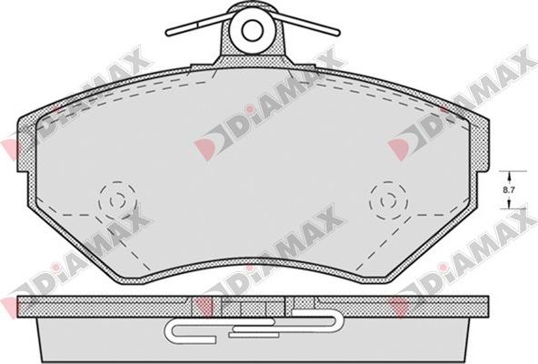 Diamax N09102 - Set placute frana,frana disc aaoparts.ro